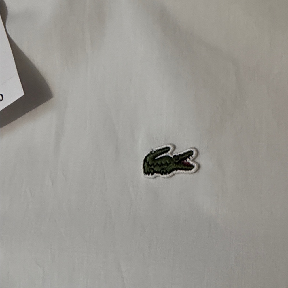 Lacoste Men's Elegant White Dress Shirt - Picture 4 of 13